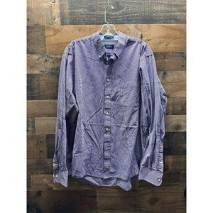 Chaps Wrinkle Free‎ Men's Long Sleeve Button Up Size 17-17 1/2 (36/37)